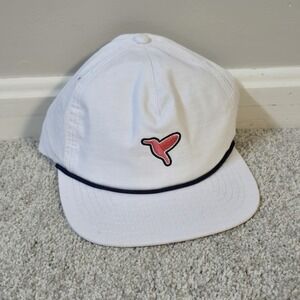 NEW BirdDogs Snapback Hat White Adult One‎ Size Adjustable Rope Cap.